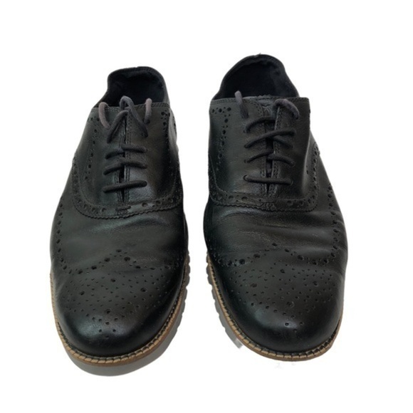 Cole Haan Zerogrand Leather Gripped Dress Shoes Black main image 6